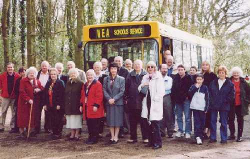 The members on a trip to Copford and Long Melford Churches